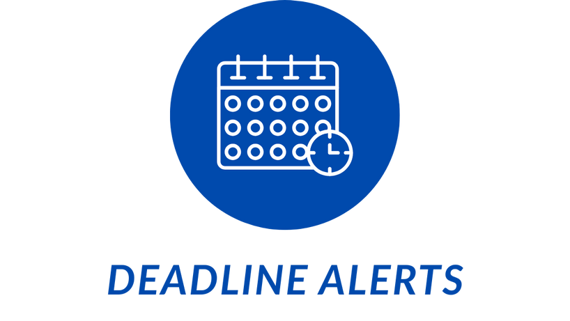 deadline alerts